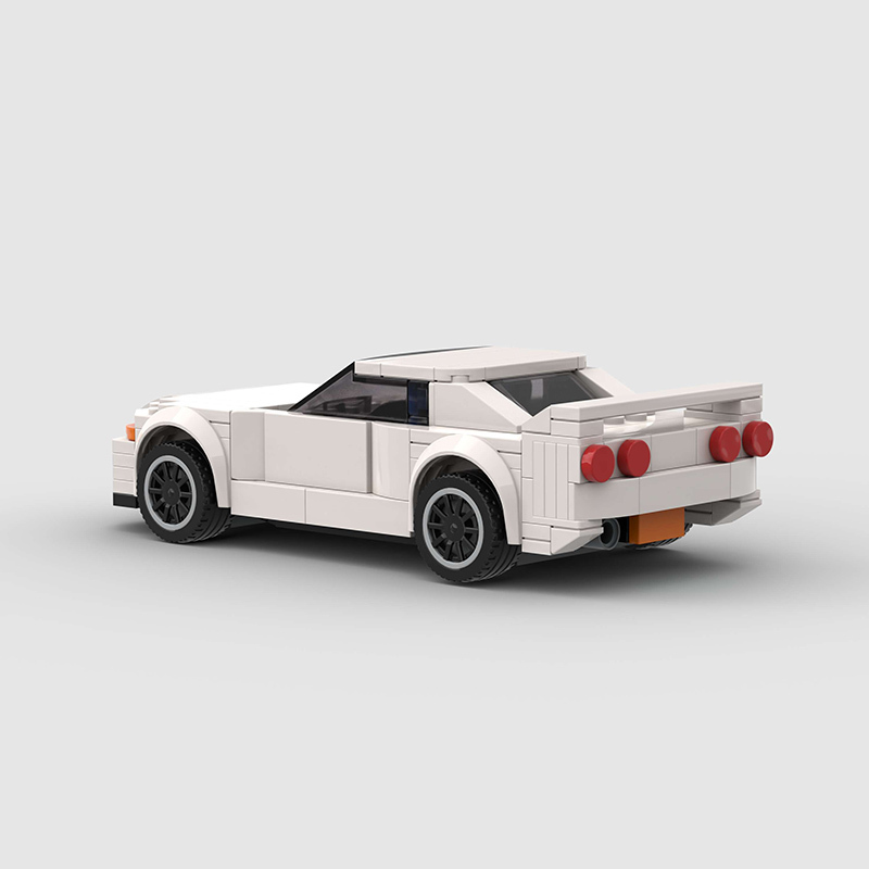 Nissan Skyline R32 MOC Car Building Block Super race Vehicle Brick