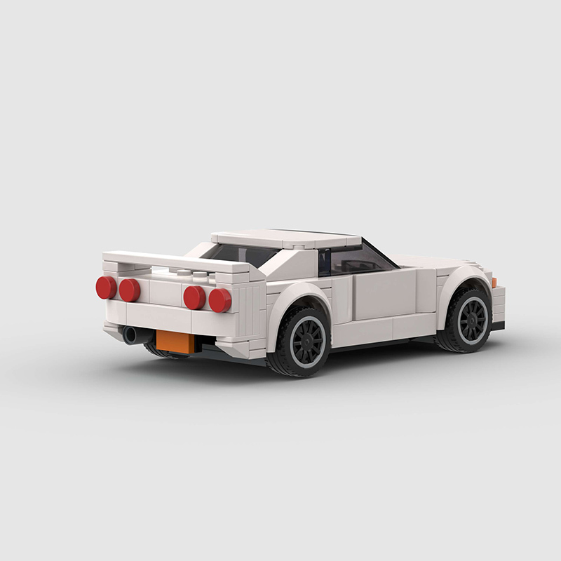 Nissan Skyline R32 MOC Car Building Block Super race Vehicle Brick