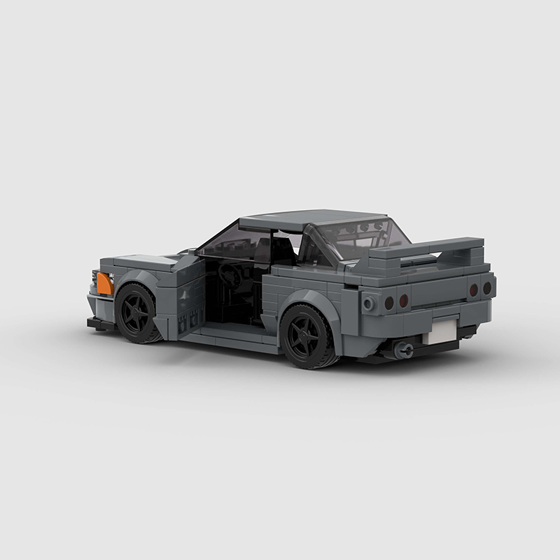 Nissan Skyline R32 GTR MOC Car Building Block Super race Vehicle Brick