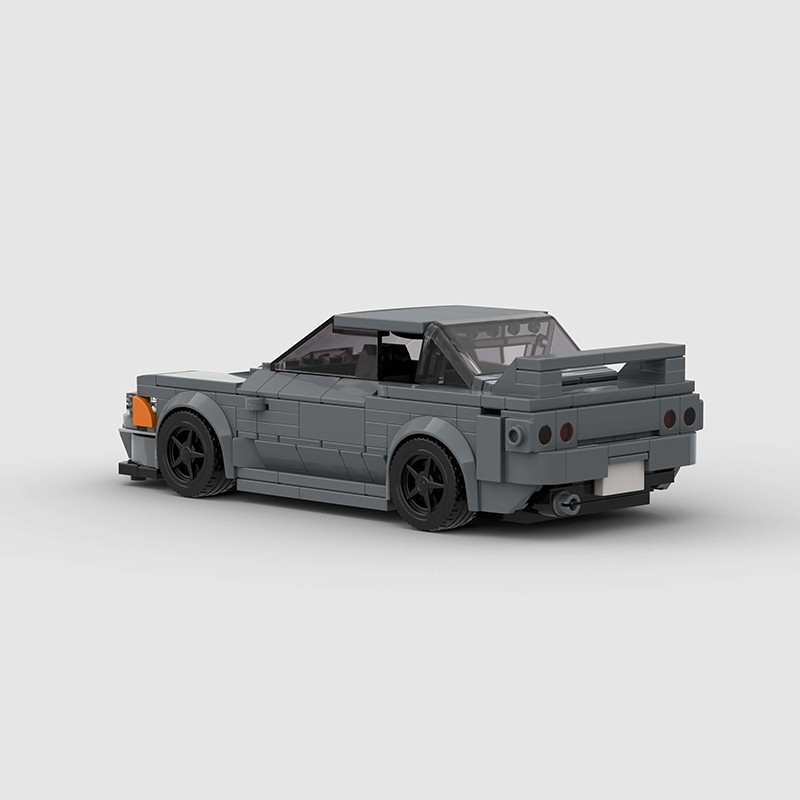 Nissan Skyline R32 GTR MOC Car Building Block Super race Vehicle Brick