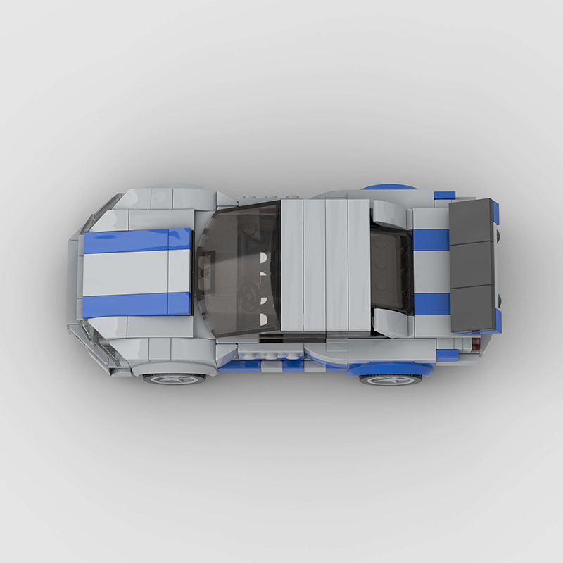 Nissan GTR MOC Car Model Building Block Super race Vehicle Brick