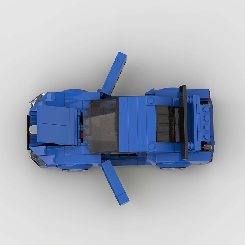 Nissan Skyline R34 GTR MOC Car Building Block Super race Vehicle Brick