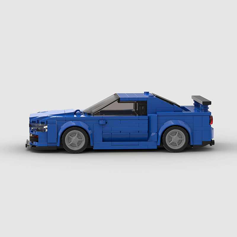 Nissan Skyline R34 GTR MOC Car Building Block Super race Vehicle Brick