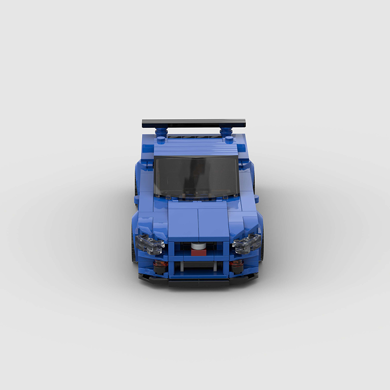 Nissan Skyline R34 GTR MOC Car Building Block Super race Vehicle Brick