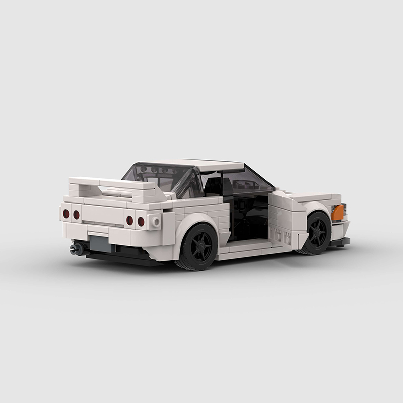 Nissan Skyline R34 GTR MOC Car Building Block Super race Vehicle Brick