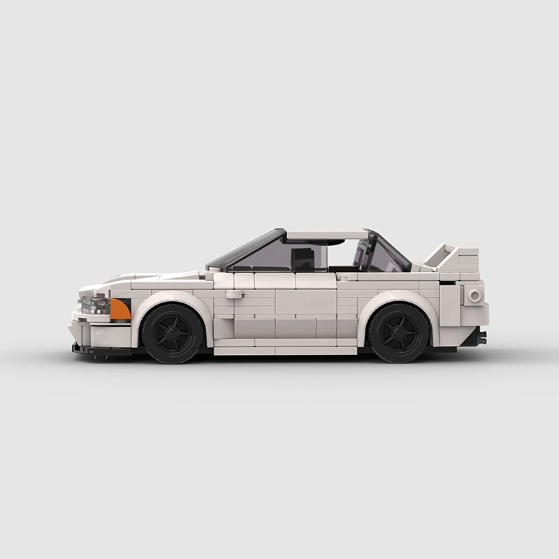 Nissan Skyline R34 GTR MOC Car Building Block Super race Vehicle Brick