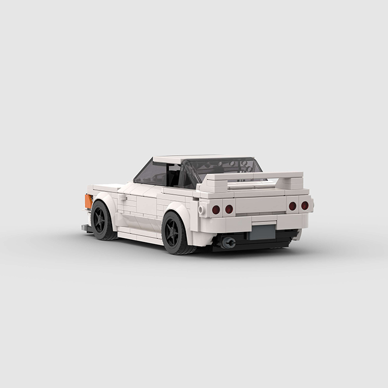 Nissan Skyline R34 GTR MOC Car Building Block Super race Vehicle Brick