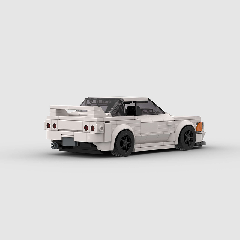 Nissan Skyline R34 GTR MOC Car Building Block Super race Vehicle Brick