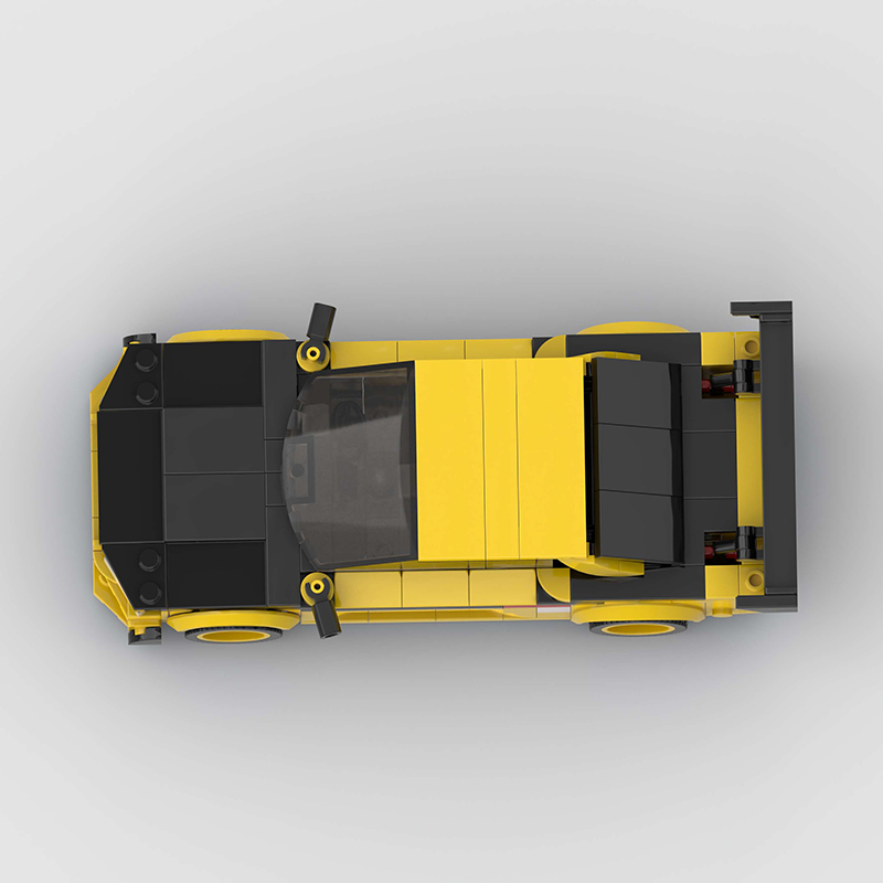 Nissan GTR MOC Car Model Building Block Super race Vehicle Brick