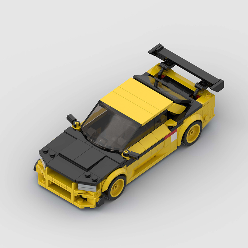 Nissan GTR MOC Car Model Building Block Super race Vehicle Brick