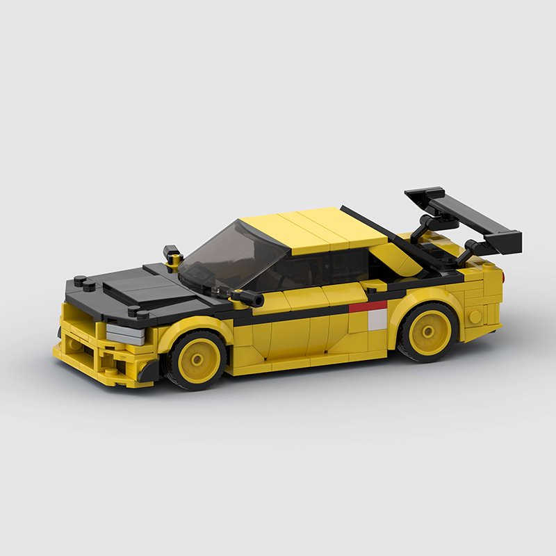 Nissan GTR MOC Car Model Building Block Super race Vehicle Brick