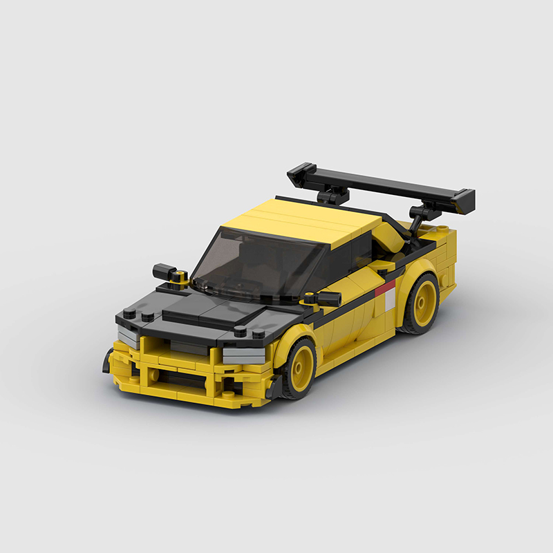 Nissan GTR MOC Car Model Building Block Super race Vehicle Brick