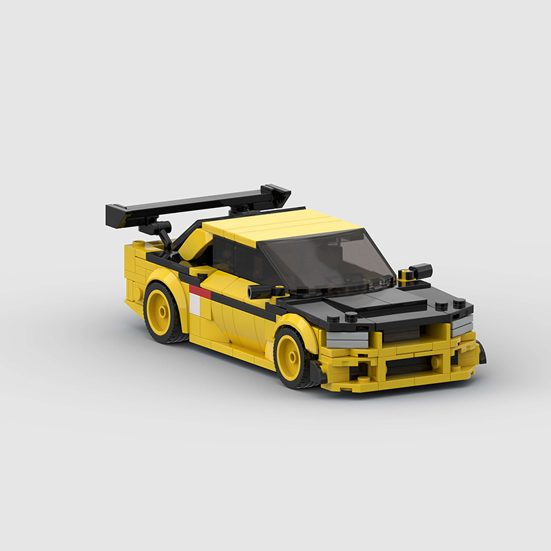 Nissan GTR MOC Car Model Building Block Super race Vehicle Brick