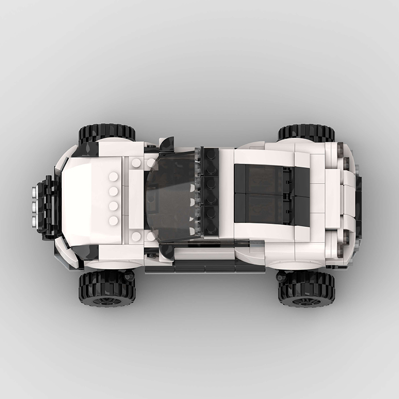 Nissan GTR pit bull offroad concept Brick MOC Car Model Building Block