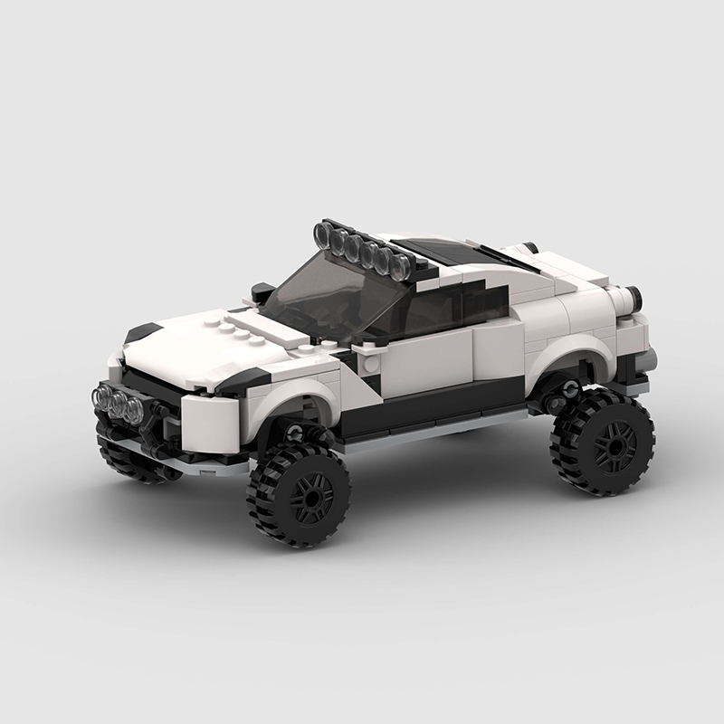 Nissan GTR pit bull offroad concept Brick MOC Car Model Building Block