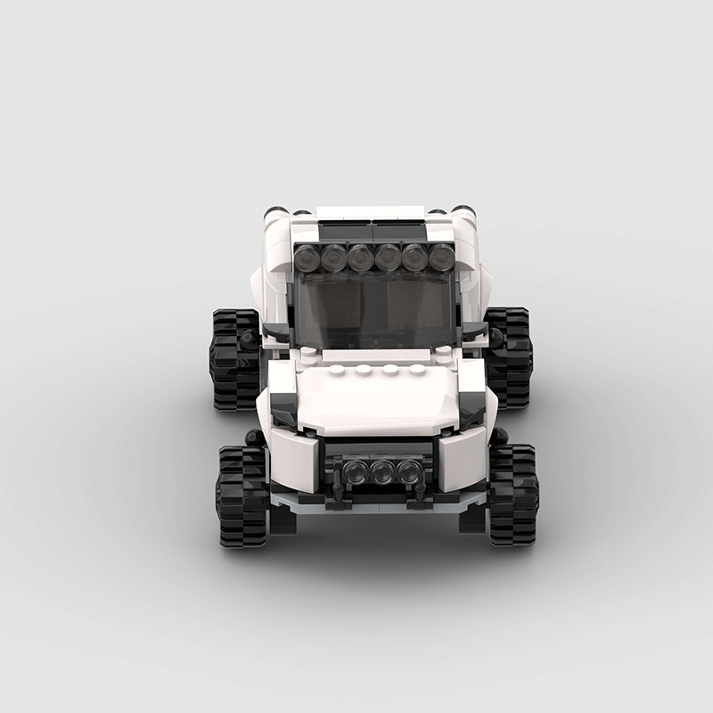 Nissan GTR pit bull offroad concept Brick MOC Car Model Building Block