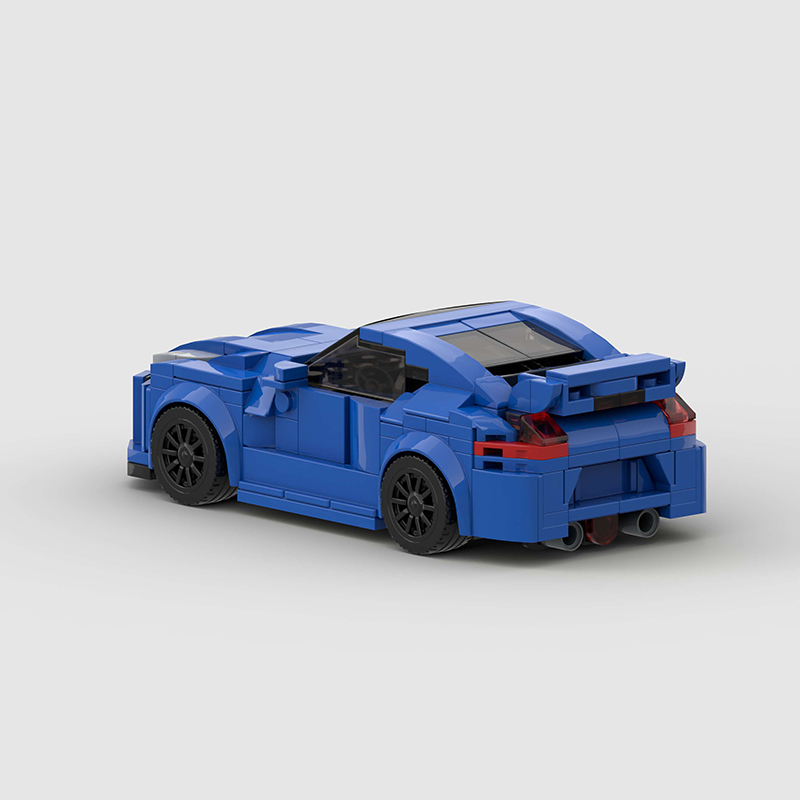 Nissan 370Z MOC Car Model Building Block Super race Vehicle Brick