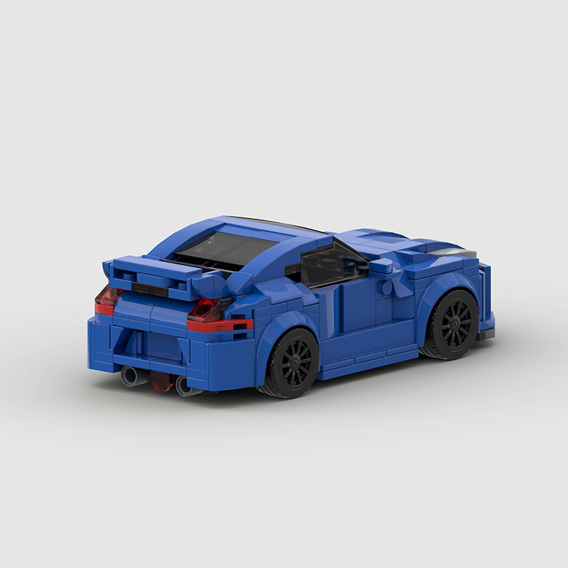Nissan 370Z MOC Car Model Building Block Super race Vehicle Brick