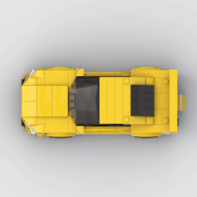 Nissan R34 Skyline GTR MOC Car Building Block Super race Vehicle Brick