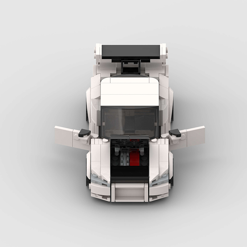 Nissan Skyline GTR R34 MOC Car Building Block Super Race Vehicle Brick