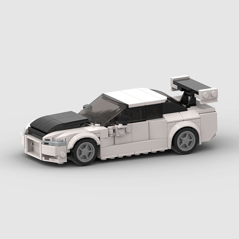 Nissan Skyline GTR R34 MOC Car Building Block Super Race Vehicle Brick