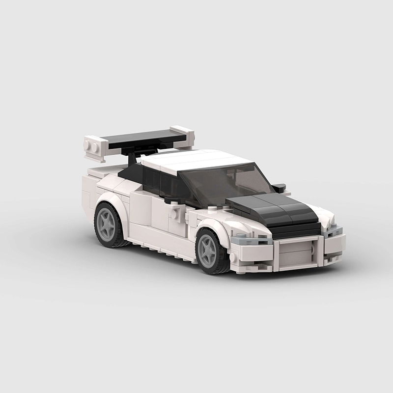 Nissan Skyline GTR R34 MOC Car Building Block Super Race Vehicle Brick