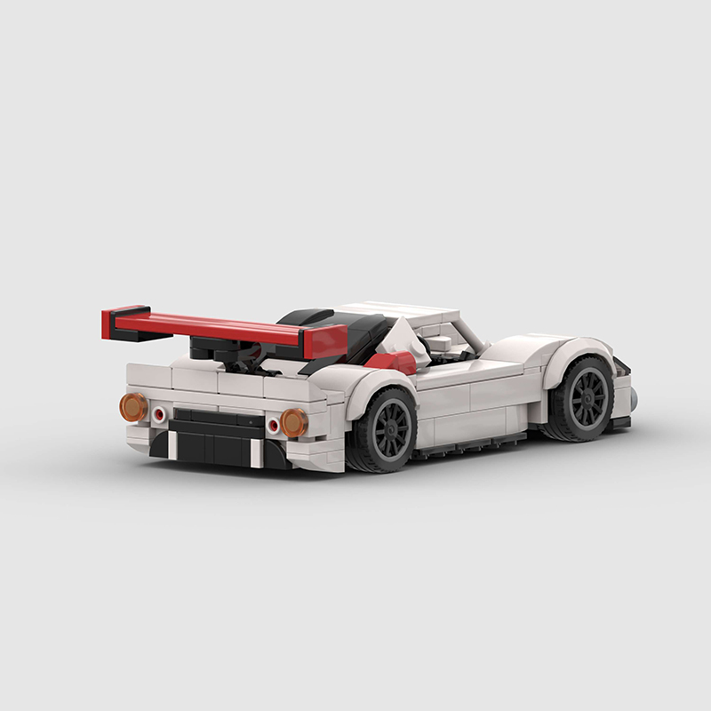 Nissan R390 GT1 road legal version MOC Car Building Block Vehicle Brick