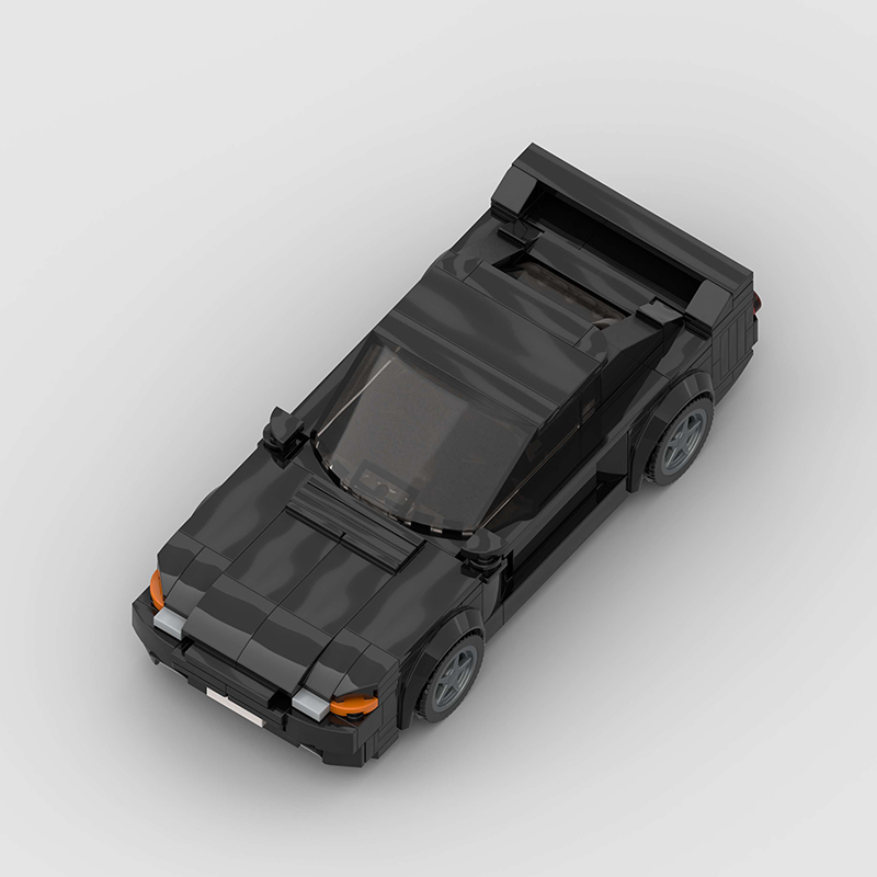 Nissan Takeshi Nakazato's Skyline GTR MOC Car Building Block Vehicle