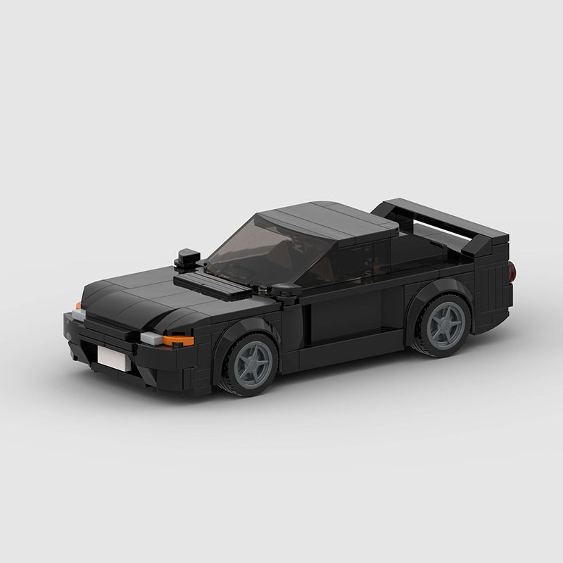 Nissan Takeshi Nakazato's Skyline GTR MOC Car Building Block Vehicle