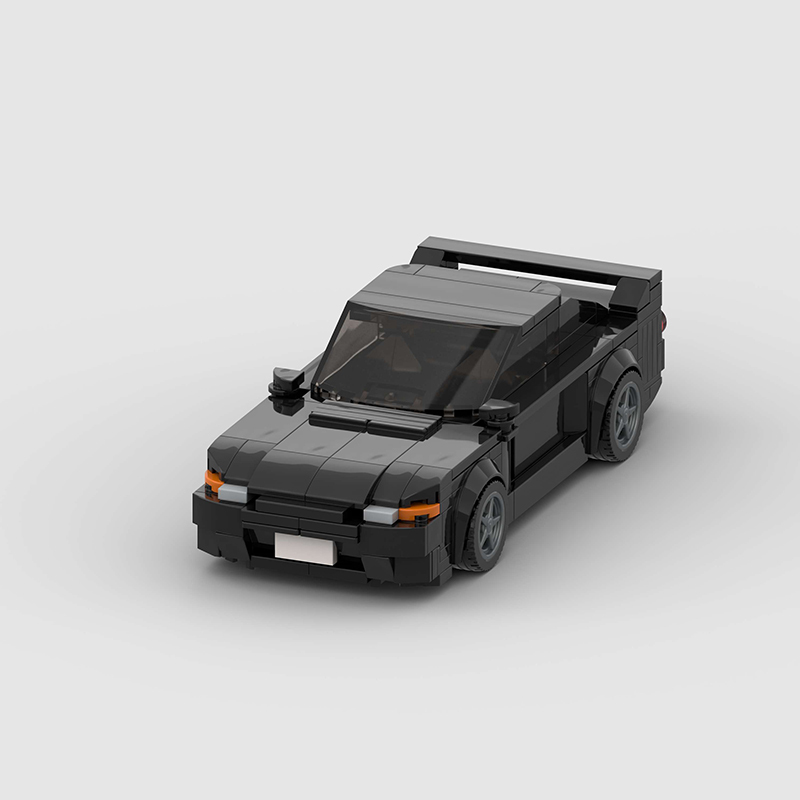 Nissan Takeshi Nakazato's Skyline GTR MOC Car Building Block Vehicle