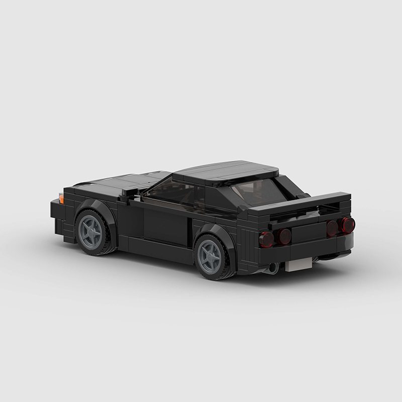 Nissan Takeshi Nakazato's Skyline GTR MOC Car Building Block Vehicle