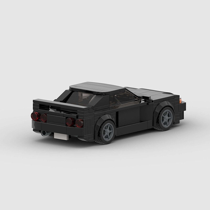 Nissan Takeshi Nakazato's Skyline GTR MOC Car Building Block Vehicle