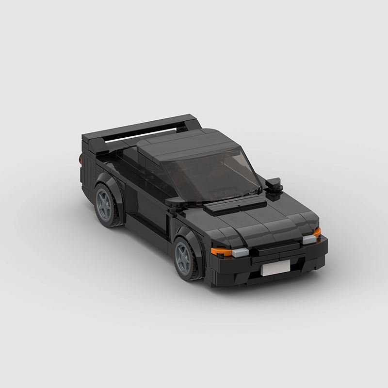 Nissan Takeshi Nakazato's Skyline GTR MOC Car Building Block Vehicle