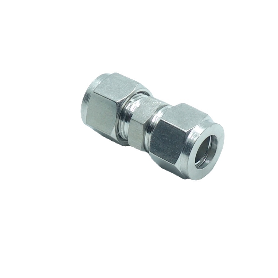 Stainless 304 Double Ferrule Compression Fitting Union