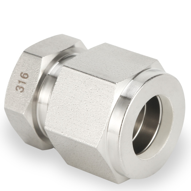 SS316 Double Ferrule Tube Fitting Cap