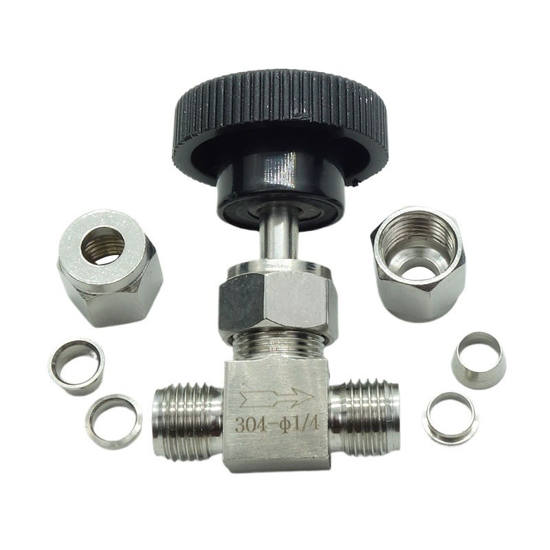 Stainless 304 Double Ferrule Compression Needle Valve
