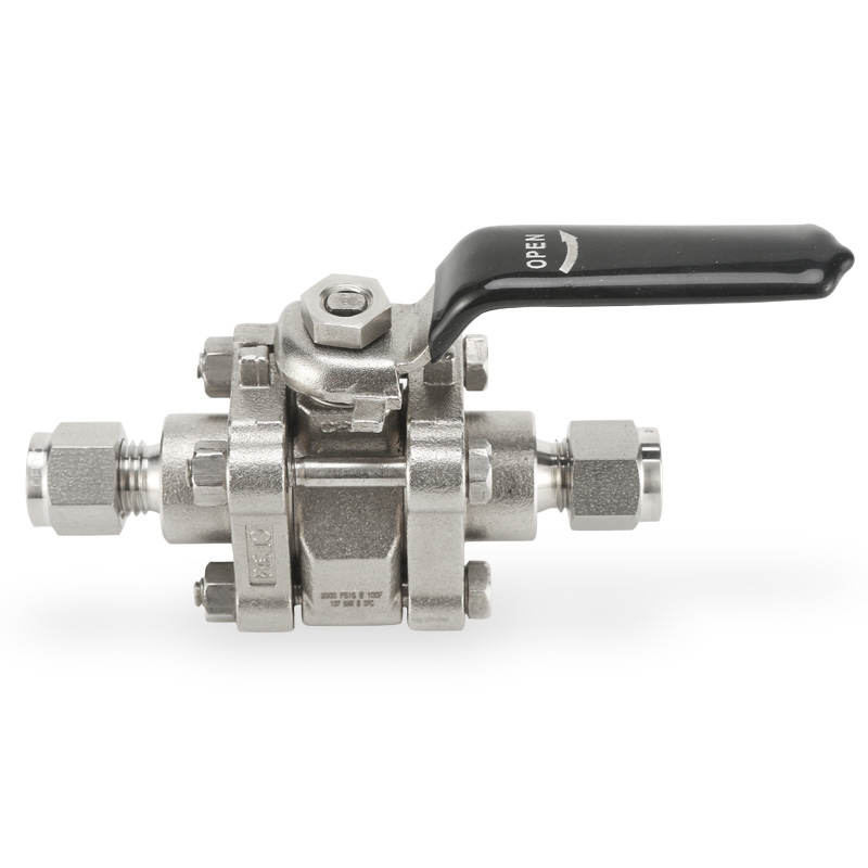 3-Piece Compression Ball Valve
