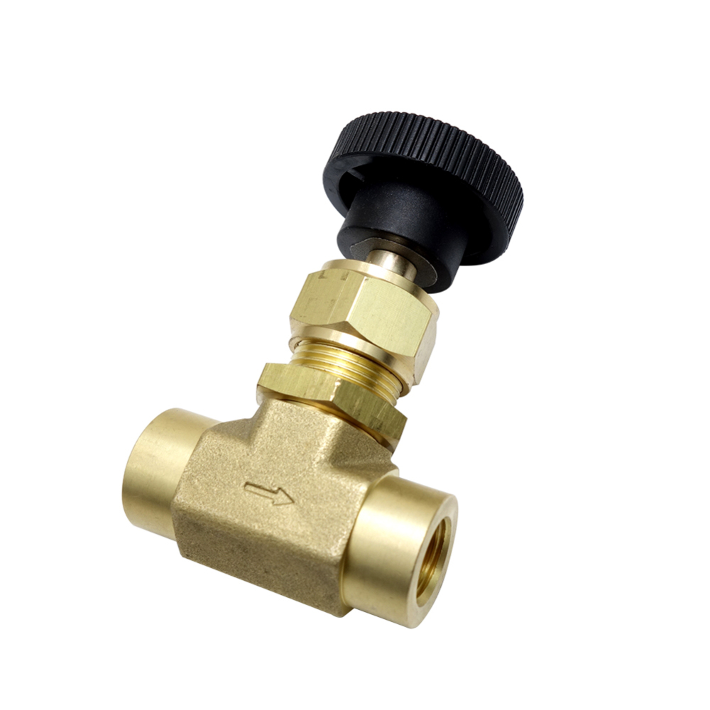 1/4" NPT 3000 Psi Brass High Pressure Needle Valve