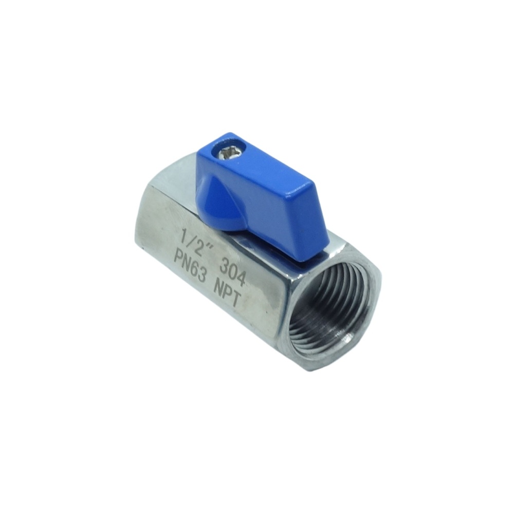 Stainless 316 Female x Female Mini Ball Valve
