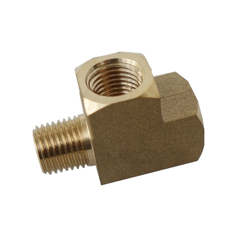Brass Pipe Fitting Male Run Tee