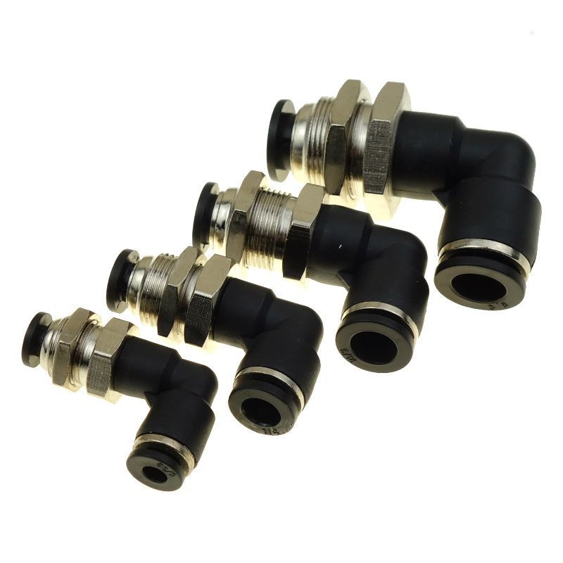 Push To Connect Bulkhead Elbow