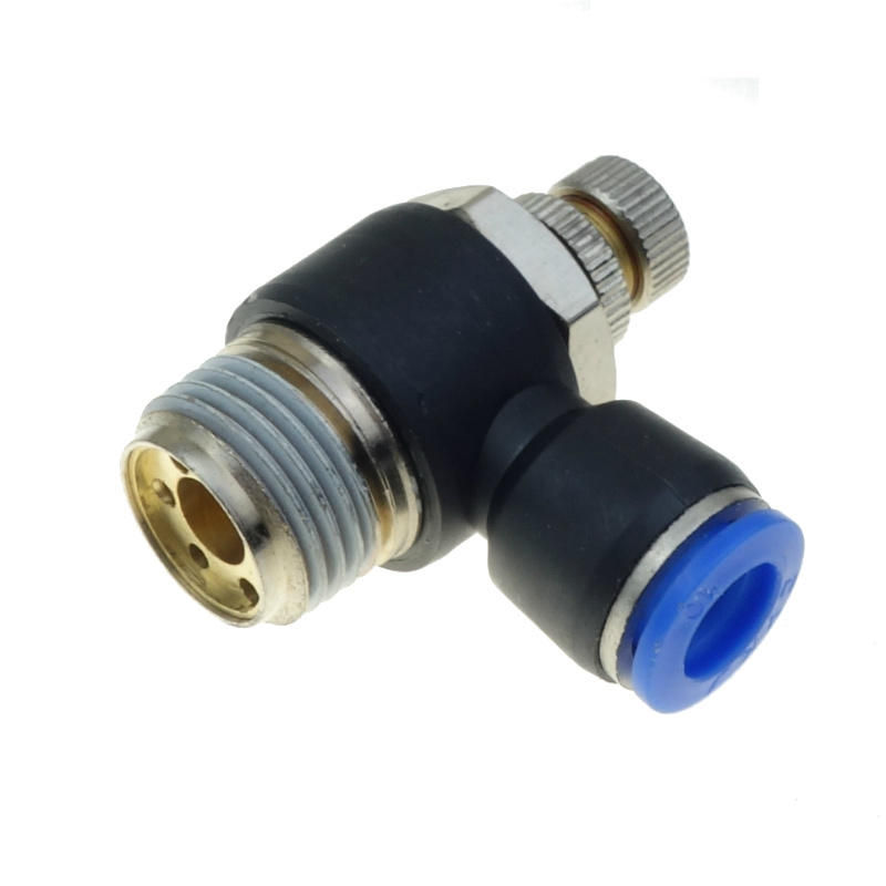 Pneumatic Speed Controller Male Elbow