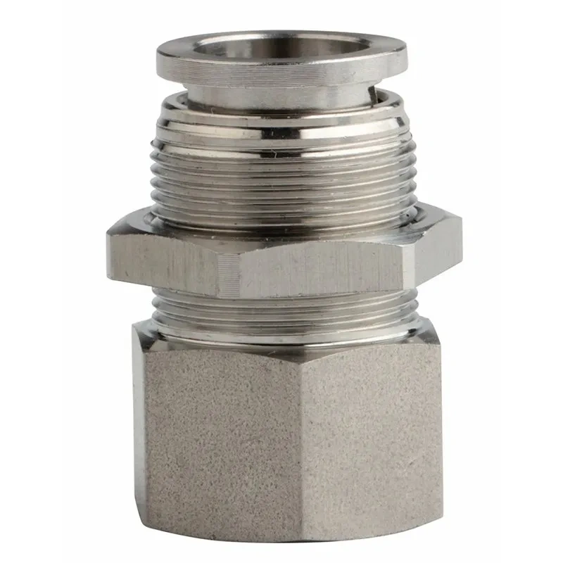 SS316 Push Fitting Bulkhead Female Connector