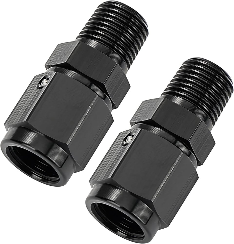 AN Female to NPT Male Swivel Fitting Aluminum