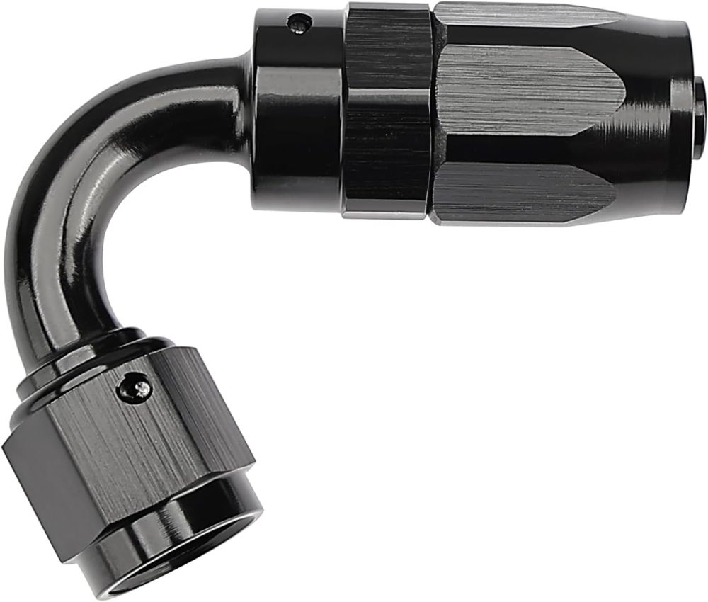 AN Hose End Fitting 120 Degree Swivel for CPE Braided Fuel Hose