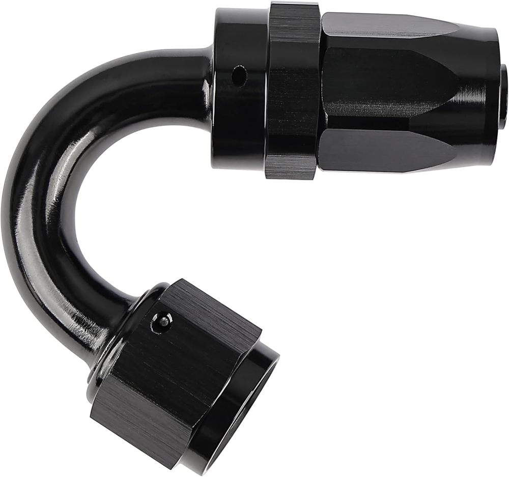 AN Hose End Fitting 150 Degree Swivel for CPE Braided Fuel Hose