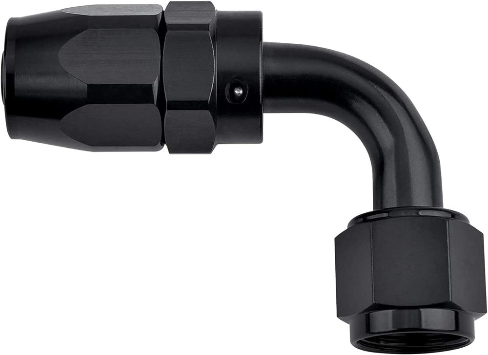 AN Hose End Fitting 90 Degree Swivel for CPE Braided Hose