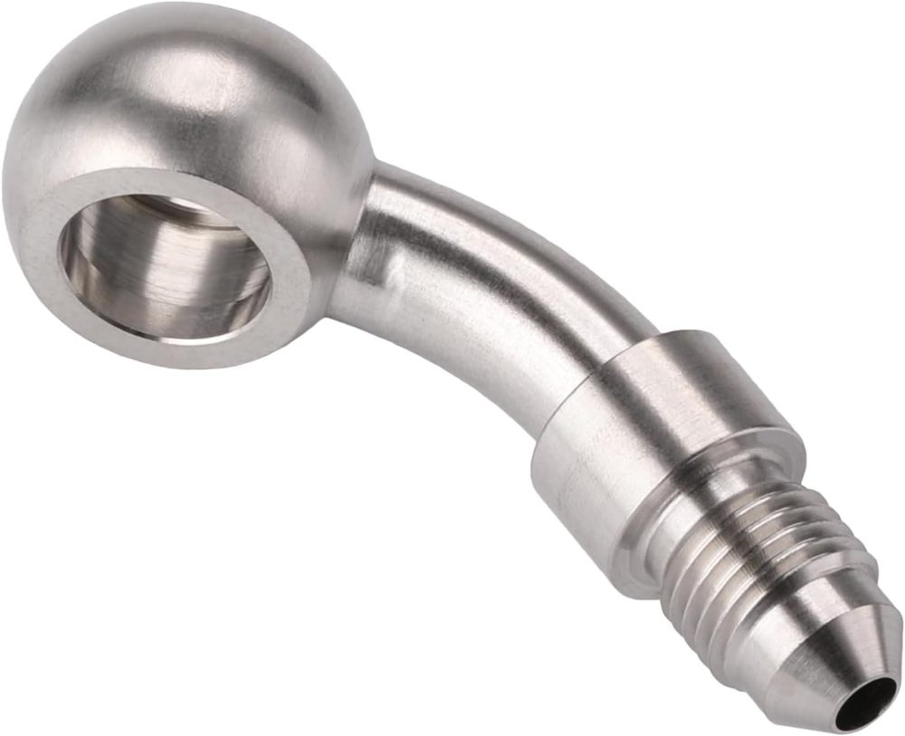 Stainless Steel Brake Hose 45 Degree Banjo Fitting