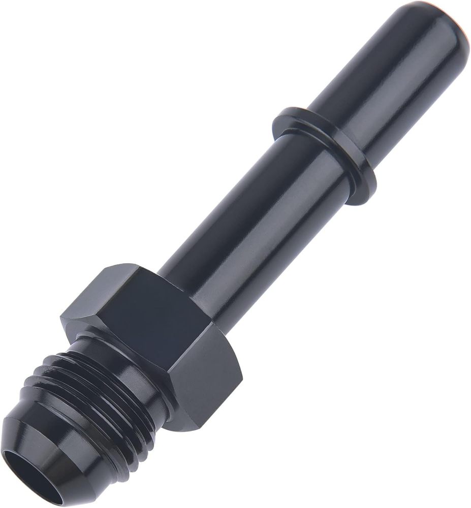 AN Male to  SAE Quick Disconnect Male Push On EFI Fitting Adapter