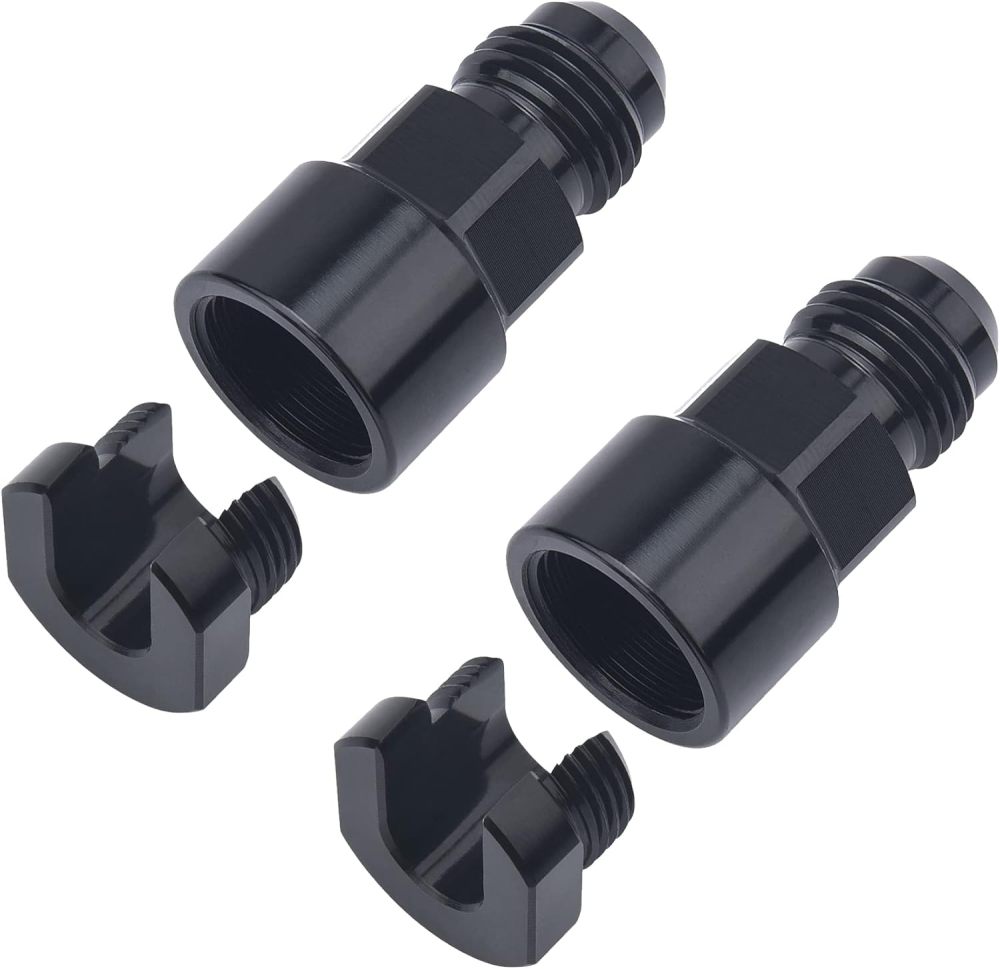 AN Male to  Quick-Disconnect Female EFI Fuel Rail Fitting Aluminum